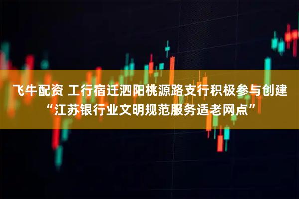 飞牛配资 工行宿迁泗阳桃源路支行积极参与创建“江苏银行业文明规范服务适老网点”